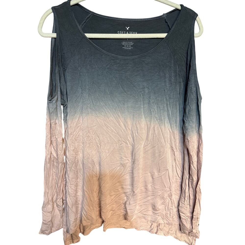 AMERICAN EAGLE cold shoulder top - size MEDIUM